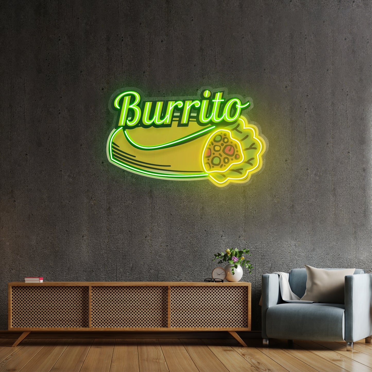 Burrito Custom Led Signs Artwork For Sale