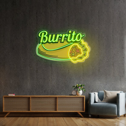 Burrito Custom Led Signs Artwork For Sale