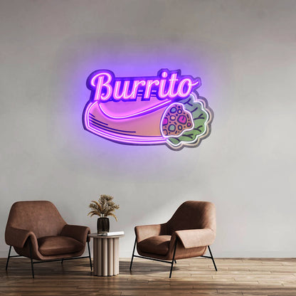 Burrito Custom Led Signs Artwork For Sale