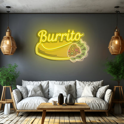 Burrito Custom Led Signs Artwork For Sale