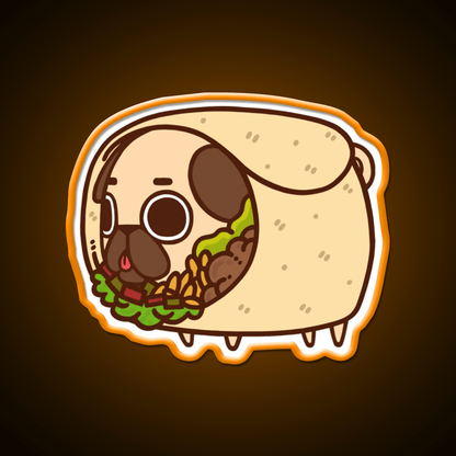 Burrito Puglie Fast Food Led Neon Sign For Burger Place Rgb Color - Shineneon