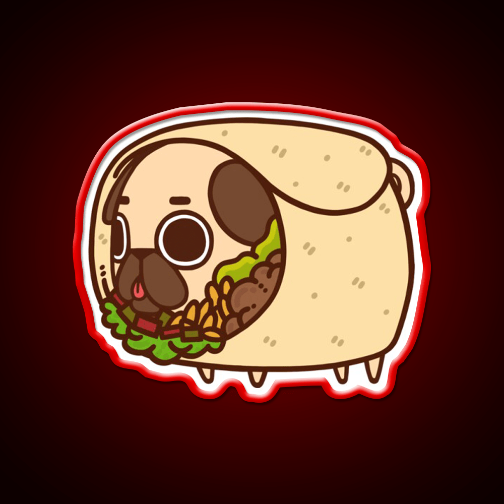 Burrito Puglie Fast Food Led Neon Sign For Burger Place Rgb Color - Shineneon