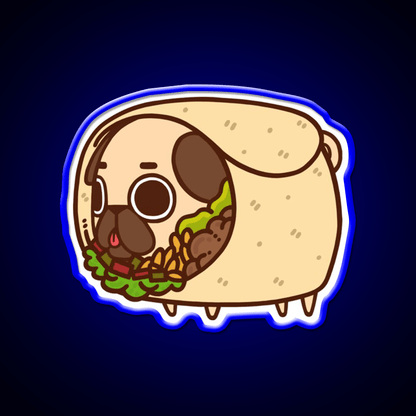 Burrito Puglie Fast Food Led Neon Sign For Burger Place Rgb Color - Shineneon