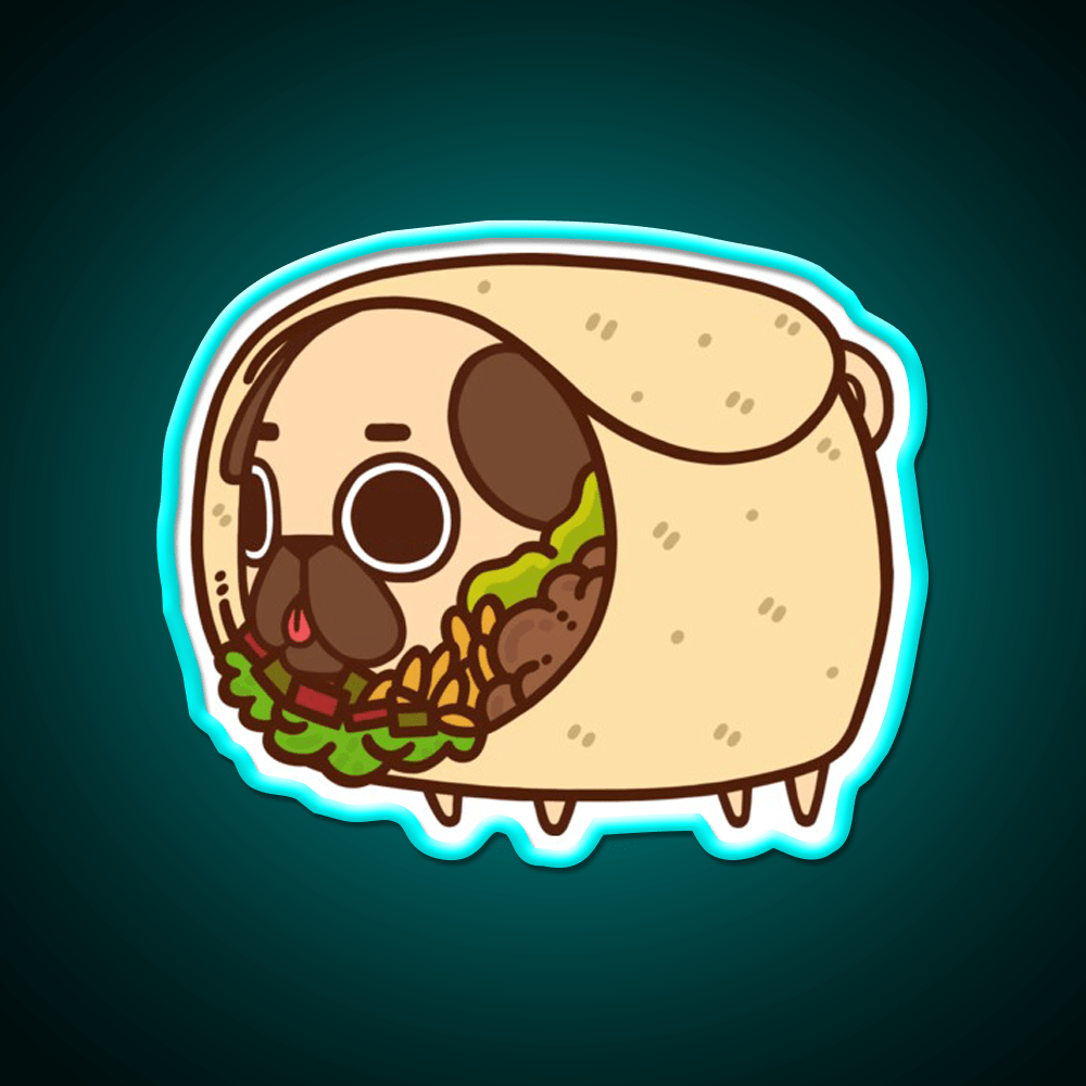Burrito Puglie Fast Food Led Neon Sign For Burger Place Rgb Color - Shineneon