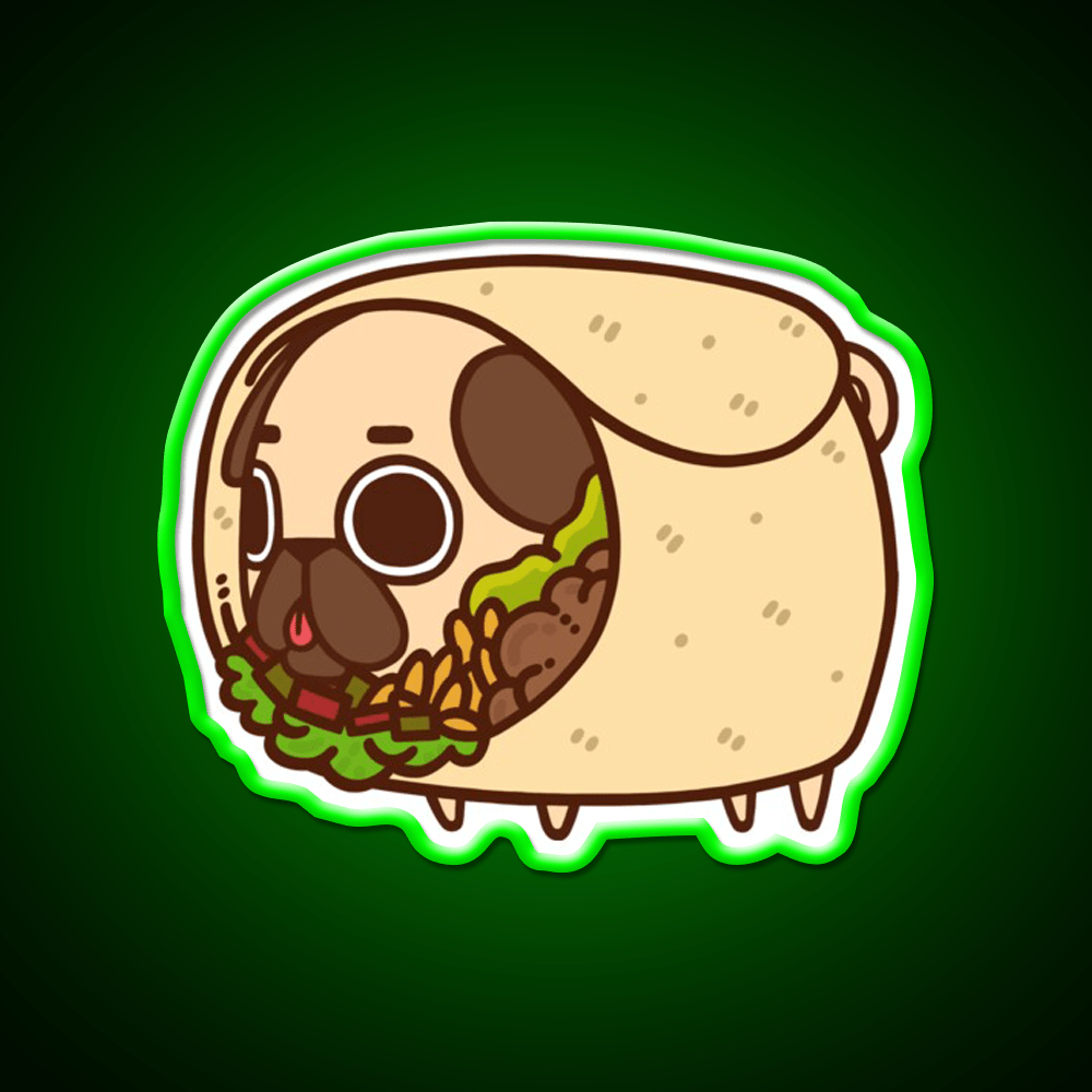 Burrito Puglie Fast Food Led Neon Sign For Burger Place Rgb Color - Shineneon