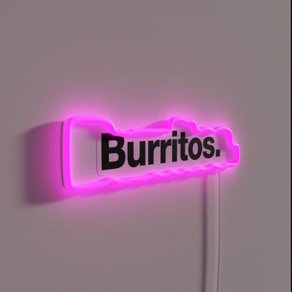 Burritos Rgb Led Neon Sign - Shineneon
