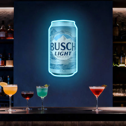 Beer Can Led Neon Sign For Cave Bar Wall Art Party Christmas Gift