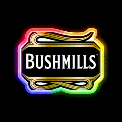 Bushmills Whiskey Drink Bar Led Neon Sign Rgb Color