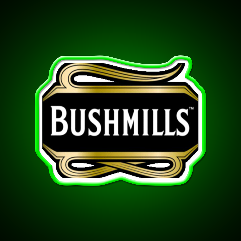 Bushmills Whiskey Drink Bar Led Neon Sign Rgb Color