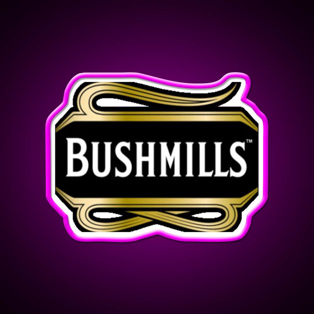 Bushmills Whiskey Drink Bar Led Neon Sign Rgb Color