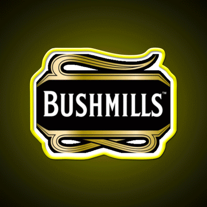Bushmills Whiskey Drink Bar Led Neon Sign Rgb Color