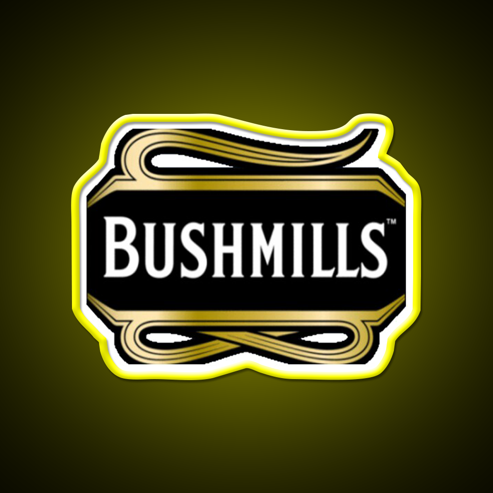 Bushmills Whiskey Drink Bar Led Neon Sign Rgb Color