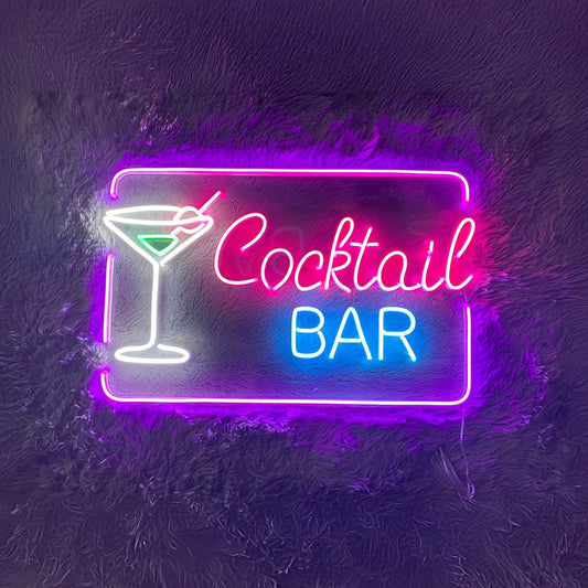 Business Decoration Custom Neon Bar Cocktail Bar Neon Sign