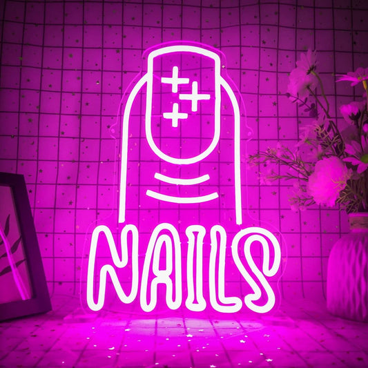 Business Nail Salon Beauty Store Led Sign Business Neon Sign