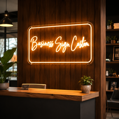 Business Sign Custom LED Neon Sign - 02 High-Converting Product Image