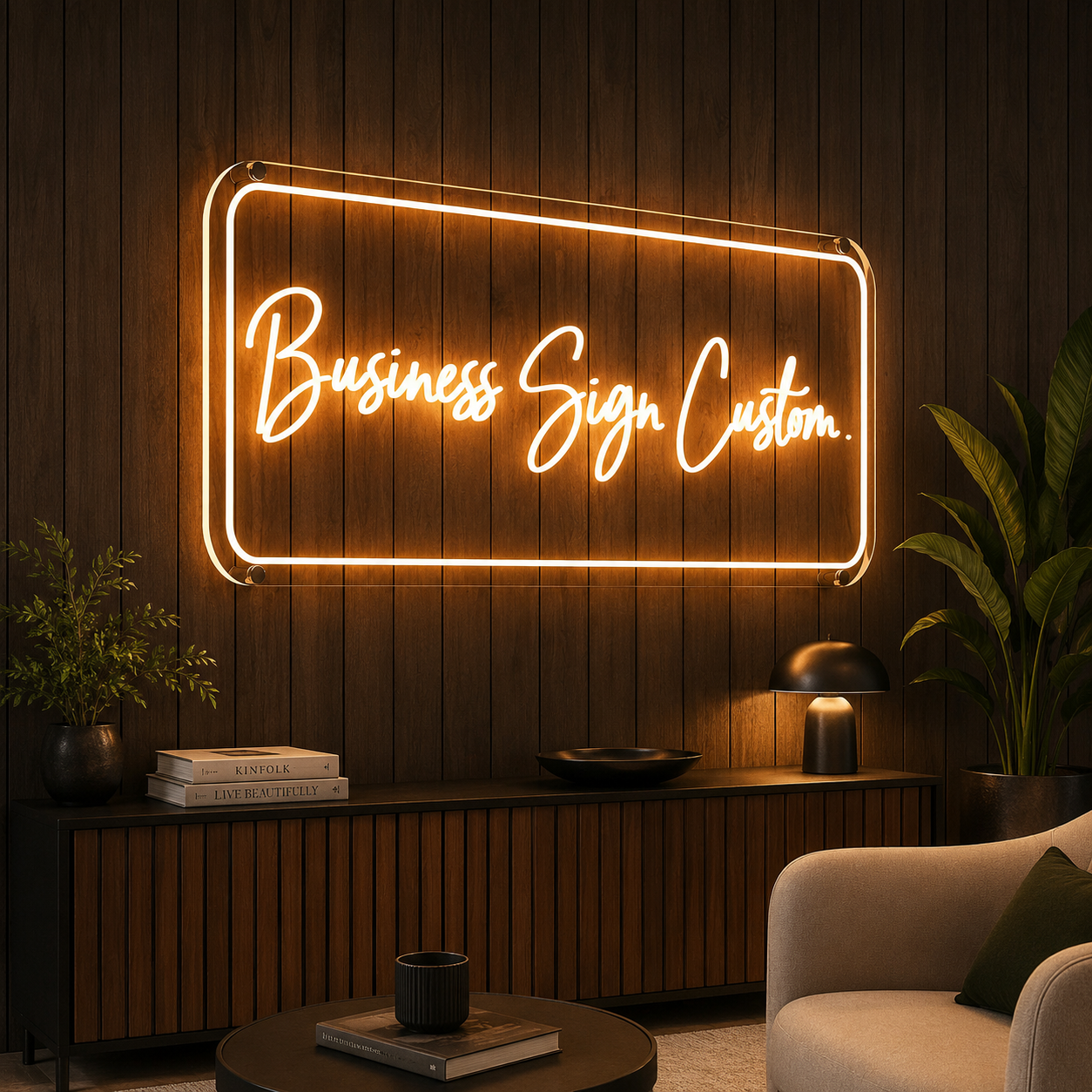 Business Sign Custom LED Neon Sign - 04 Size Image