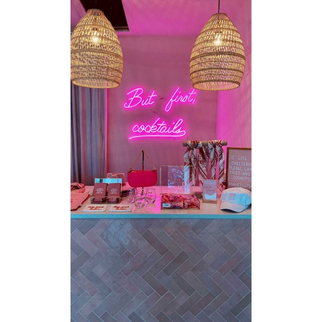 But First Cocktails Led Sign Business Neon Sign - Shineneon