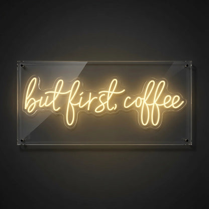 But First Coffee Business LED Neon Sign - 01 Original Product Image