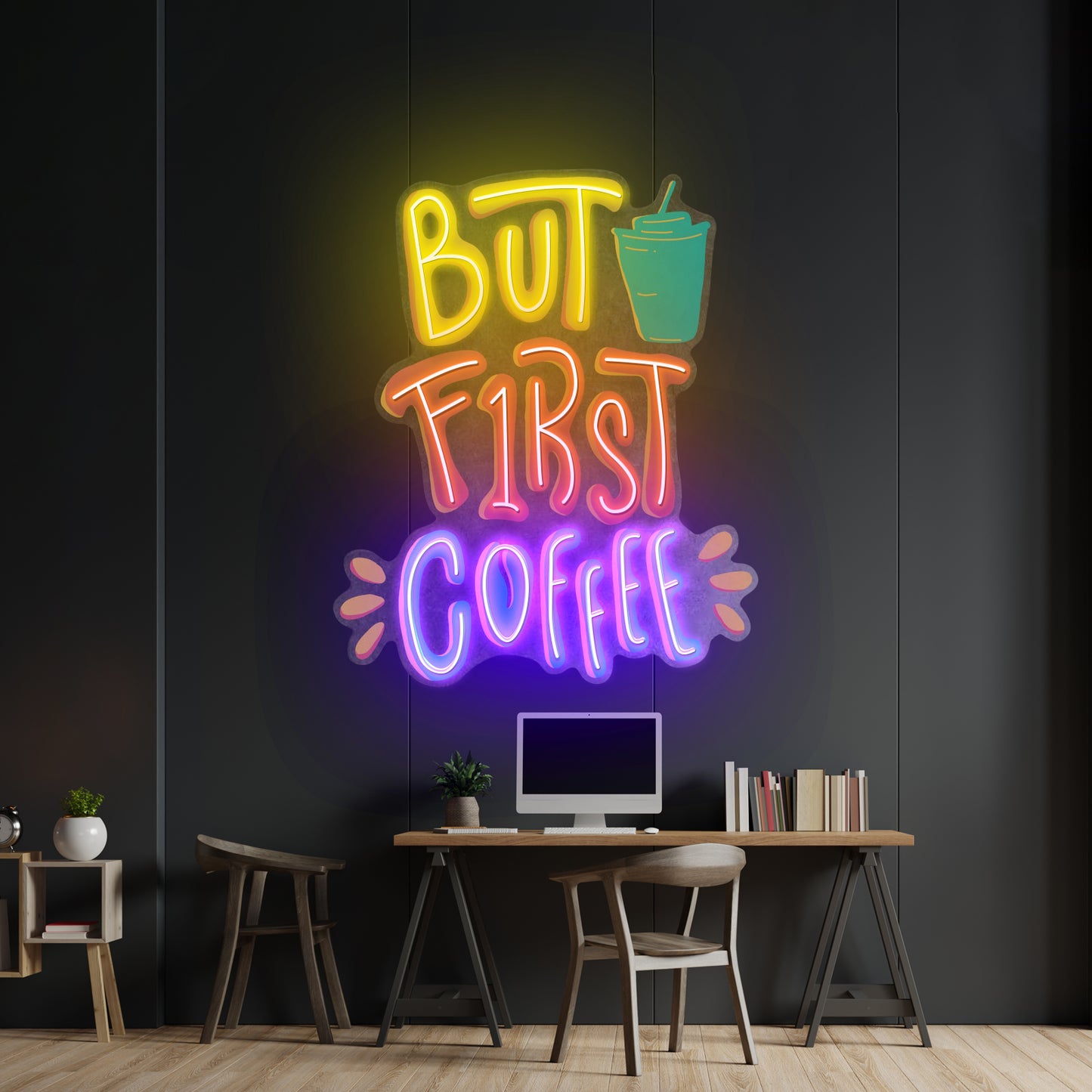 But First Coffee Led Neon Sign Light Custom Led Signs