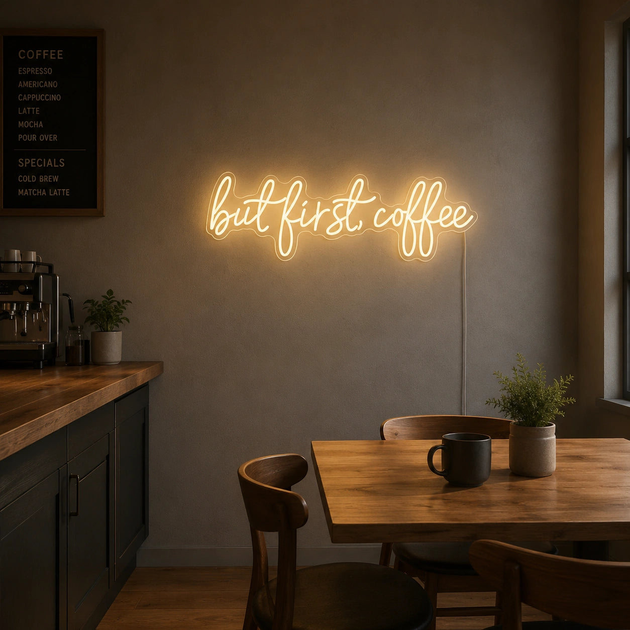 But First Coffee LED Neon Sign Wall Neon Sign - 02 High-Converting Product Image