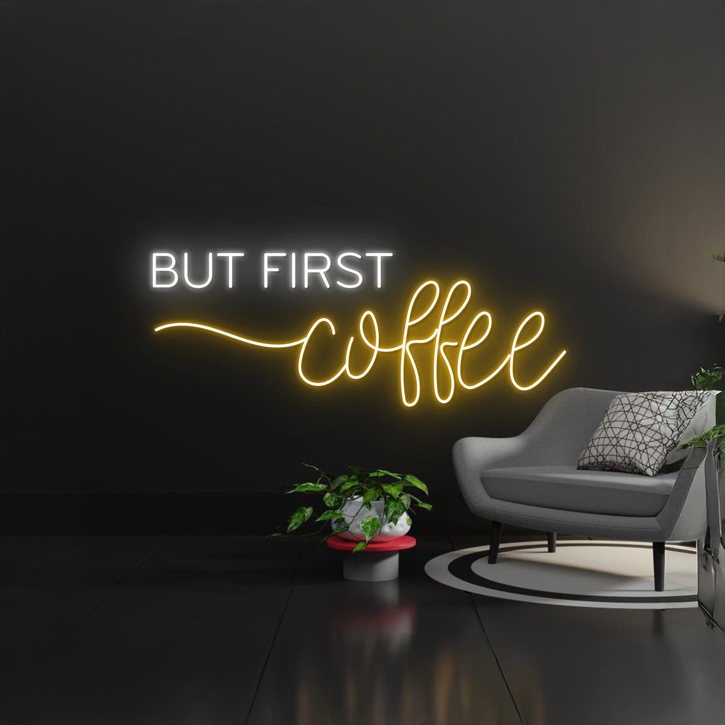 But First Coffee Led Sign