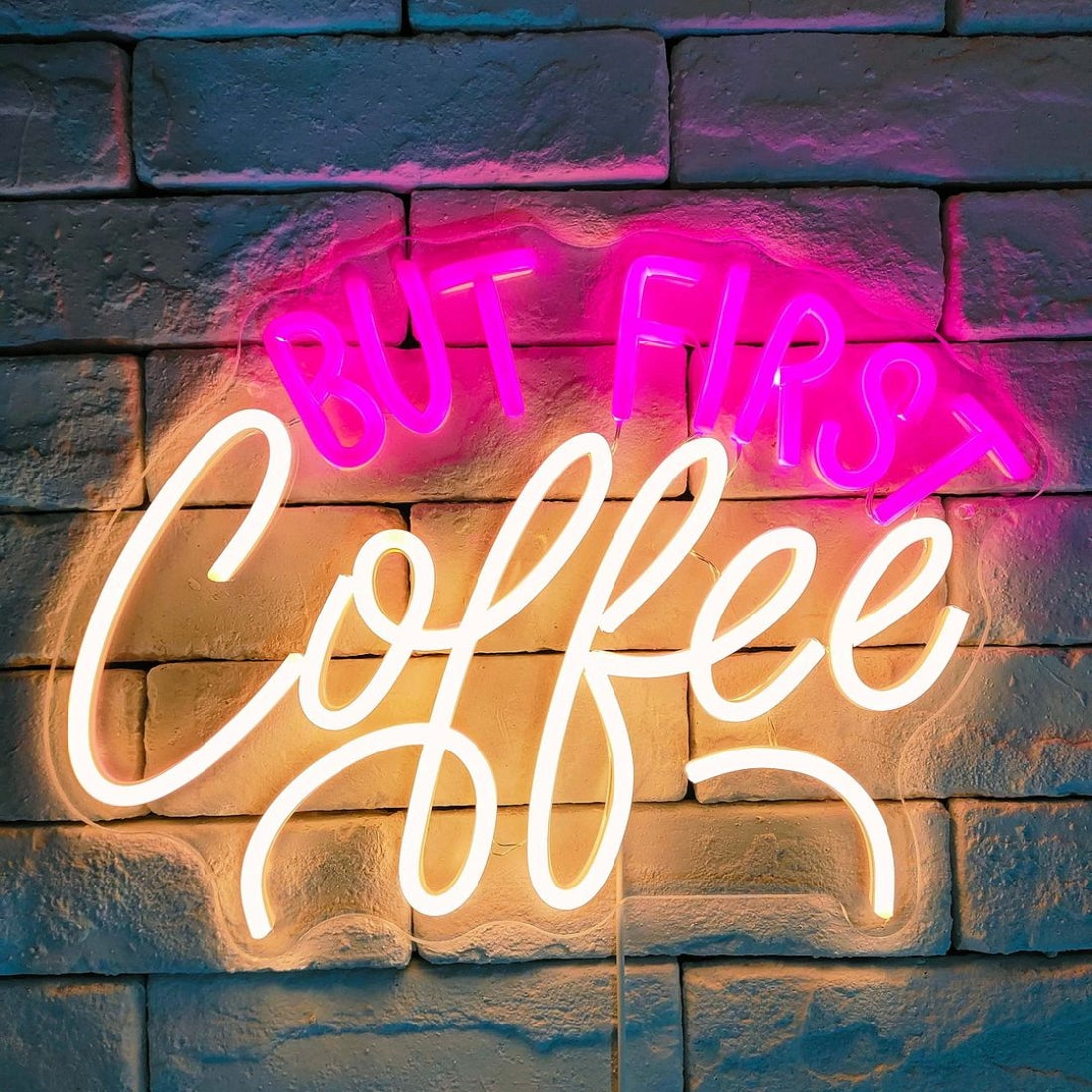 But First Coffee Led Sign Business Neon Sign For Room