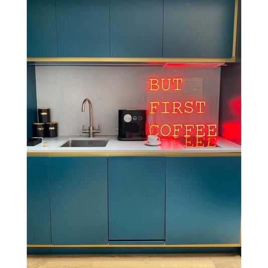 But First Coffee Led Sign Business Neon Signs Wall Art