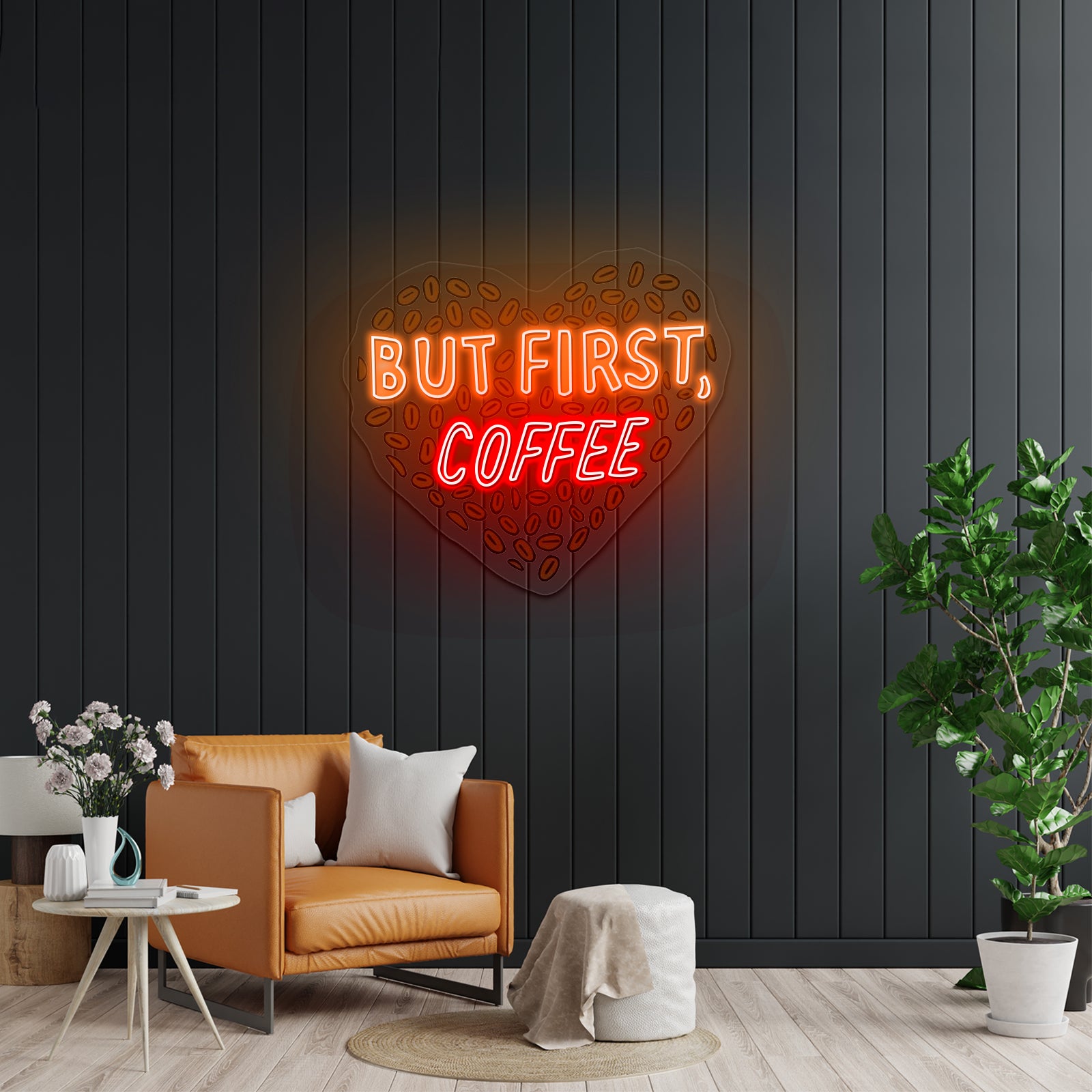 But First Coffee Neon Signs For Business Wall Art