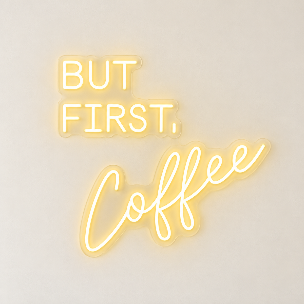 But First Coffee LED Neon Sign
