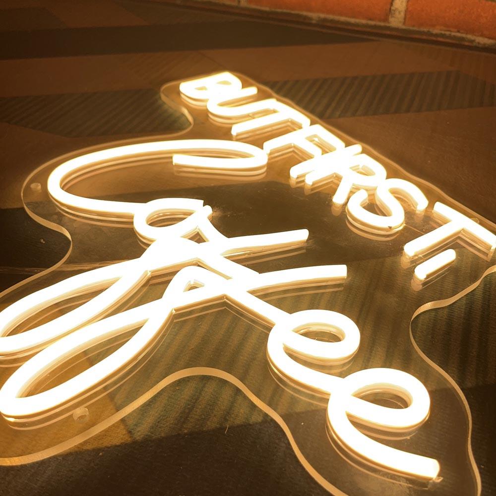 But First Coffee Warm White Led Neon Sign For Cozy Home And Cafe | Shineneon