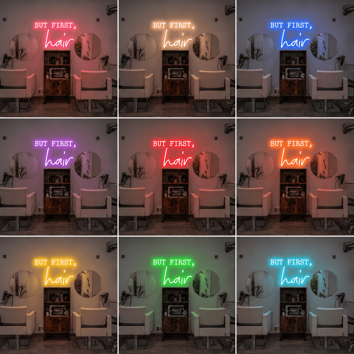 But First Hair LED Neon Sign - Shineneon
