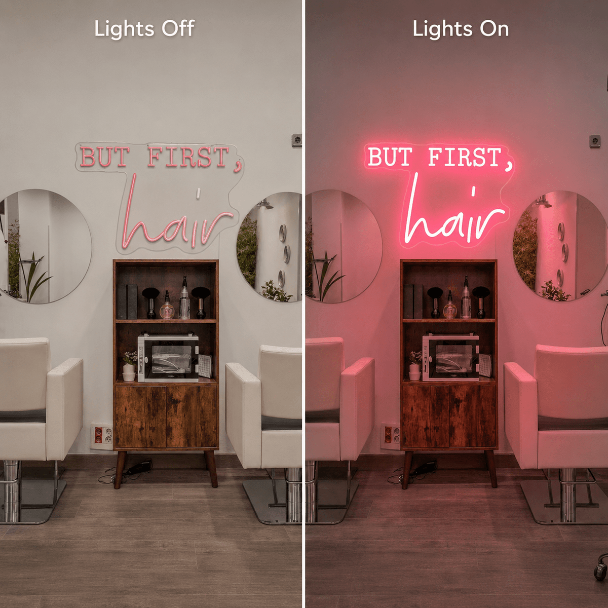 But First Hair LED Neon Sign - Shineneon