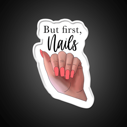 But First Nail Salon Led Neon Sign Rgb Color - Shineneon