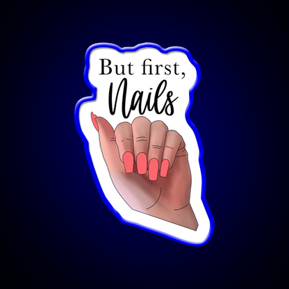 But First Nail Salon Led Neon Sign Rgb Color - Shineneon