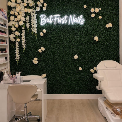 But First Nails LED Neon Sign Home Decor - 03 Real Lifestyle Scene