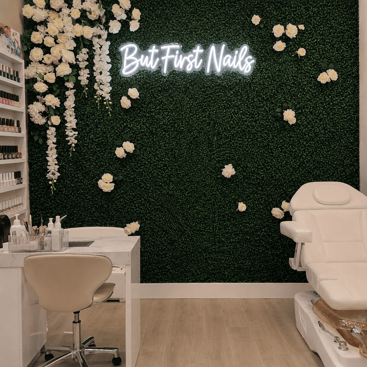 But First Nails LED Neon Sign Home Decor - Shineneon