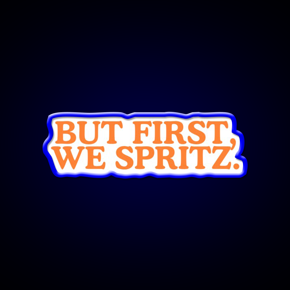 But First We Spritz Cocktail Bar Decor Led Neon Sign Rgb Color - LED neon sign view 5