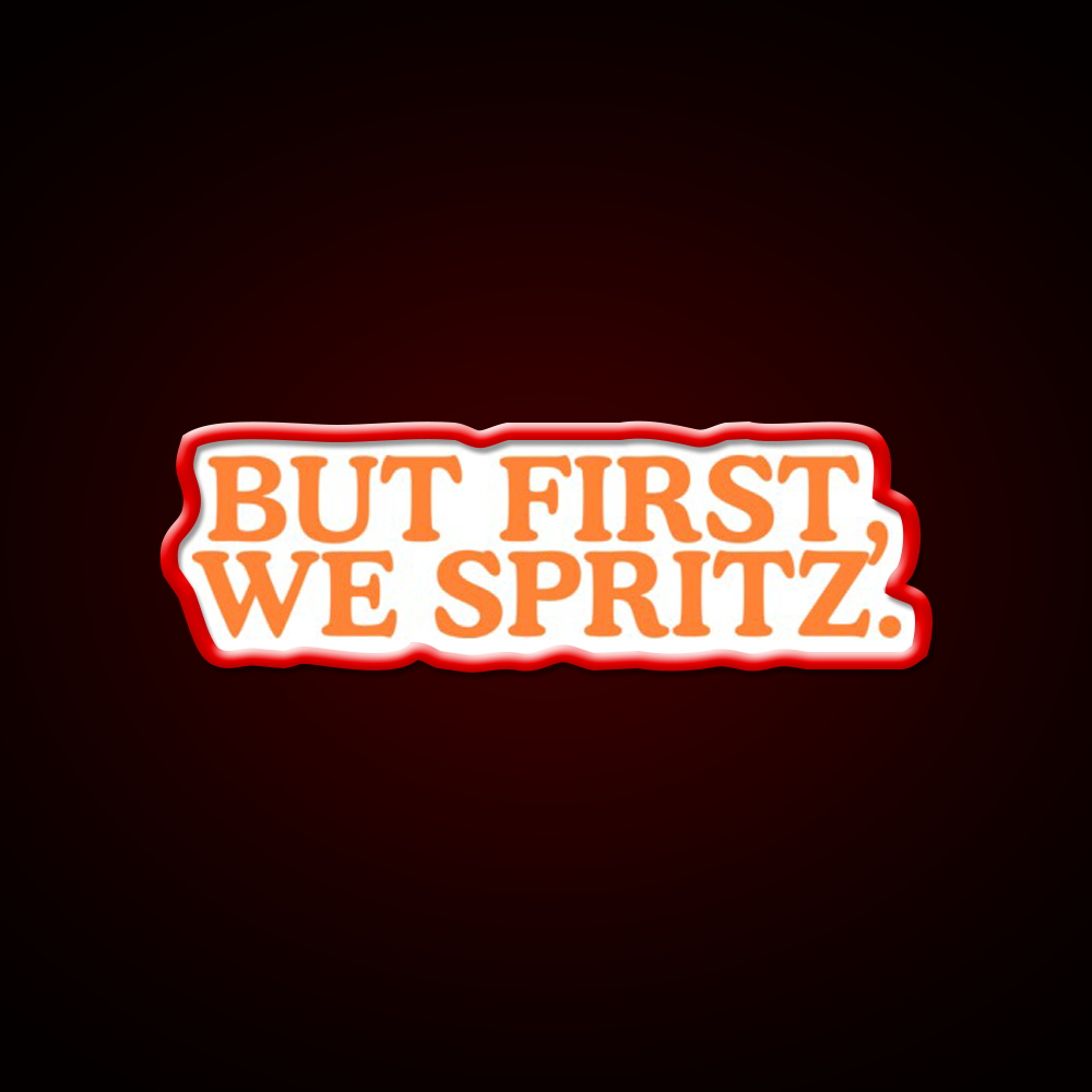 But First We Spritz Cocktail Bar Decor Led Neon Sign Rgb Color - LED neon sign view 10