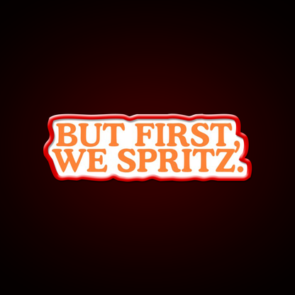 But First We Spritz Cocktail Bar Decor Led Neon Sign Rgb Color - LED neon sign view 10