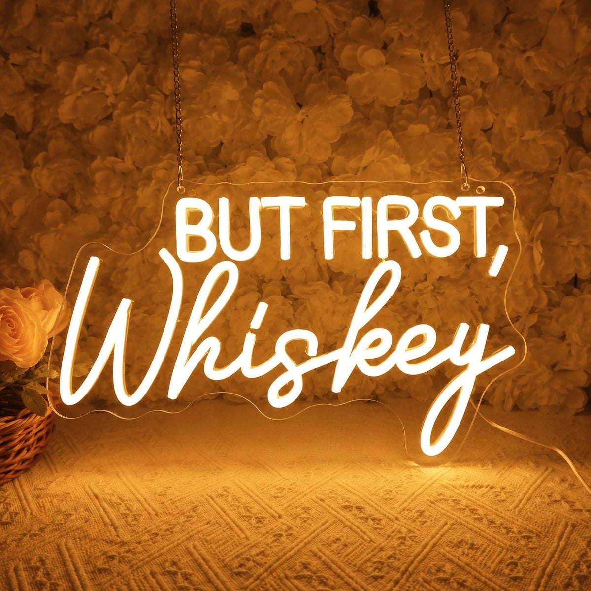But First Whiskey LED Neon Sign - Shineneon