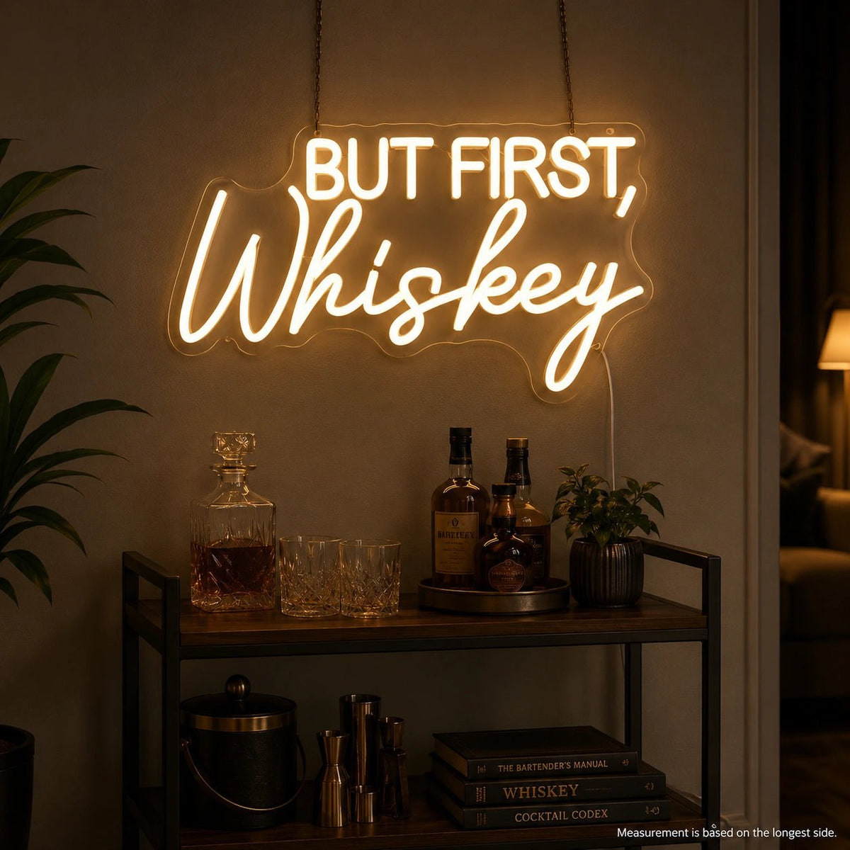 But First Whiskey LED Neon Sign - Shineneon