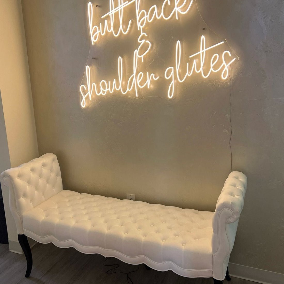 Butt Back And Shoulder Glutes Led Sign Business Neon Sign - Shineneon