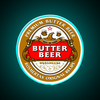 Butter Beer Bar Decor Led Neon Sign Rgb Color - Size and dimension reference