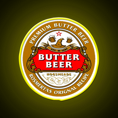 Butter Beer Bar Decor Led Neon Sign Rgb Color - Custom LED neon sign front view