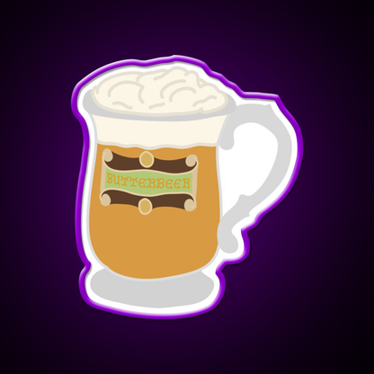 Butterbeer Butter Beer Magical Drink Beer Bar Decor Led Neon Sign Rgb Color - LED neon sign view 9