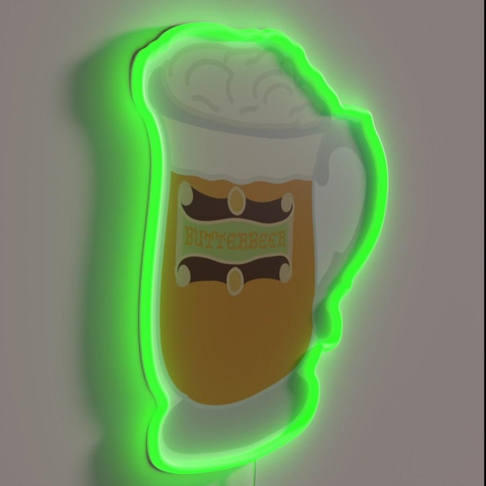 Butterbeer Butter Beer Magical Drink Rgb Led Neon Sign - Shineneon