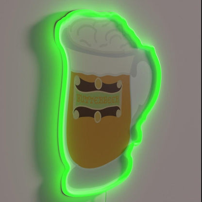 Butterbeer Butter Beer Magical Drink Rgb Led Neon Sign - Shineneon