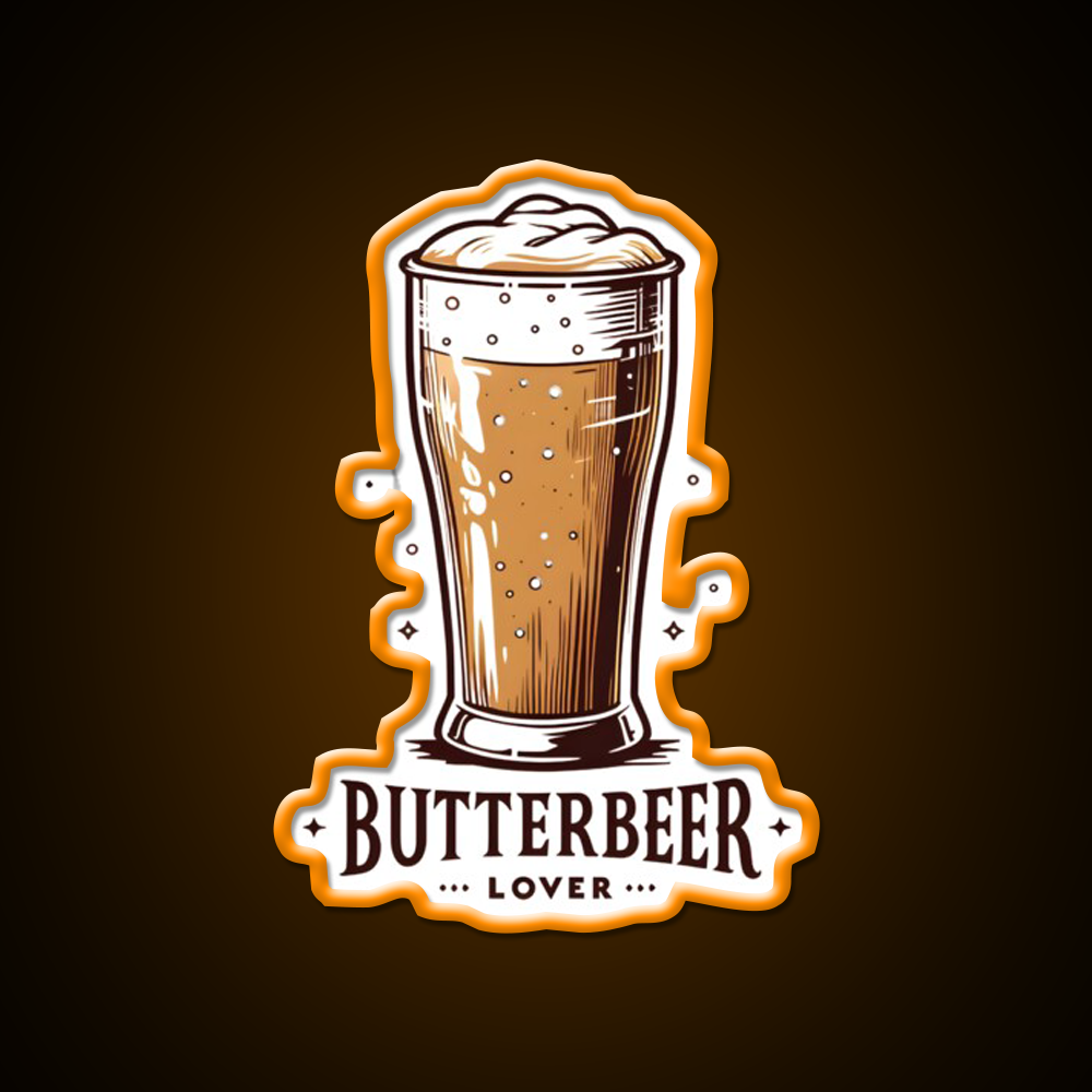 Butterbeer Lover Fantasy Beer Bar Decor Led Neon Sign Rgb Color - LED neon sign view 6