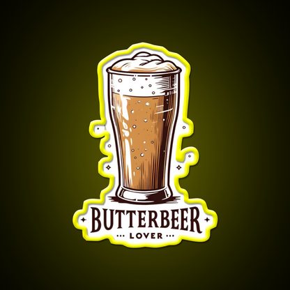 Butterbeer Lover Fantasy Beer Bar Decor Led Neon Sign Rgb Color - LED neon sign view 7