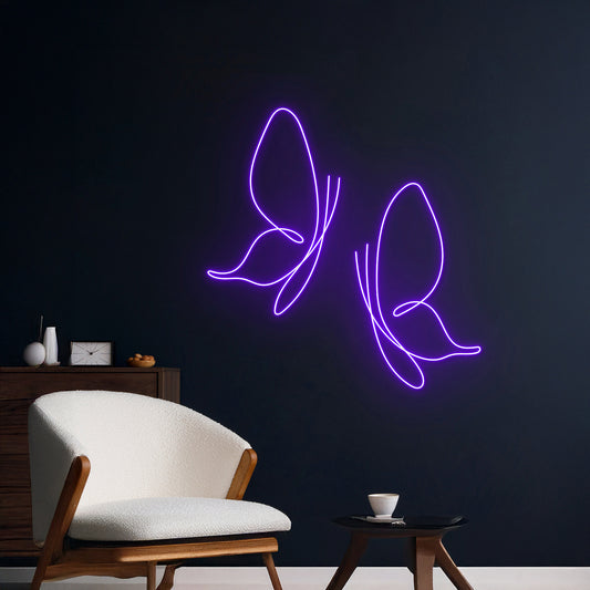 Butterflies Neon Sign